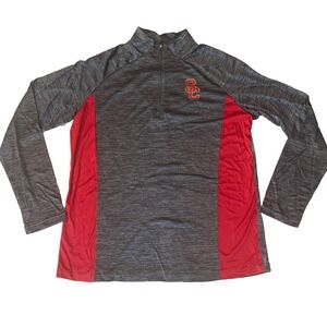 USC Trojans Ladies‎ Size 1/4 Zip Lightweight Hoodie Jacket NEW NWT $39 MSRP